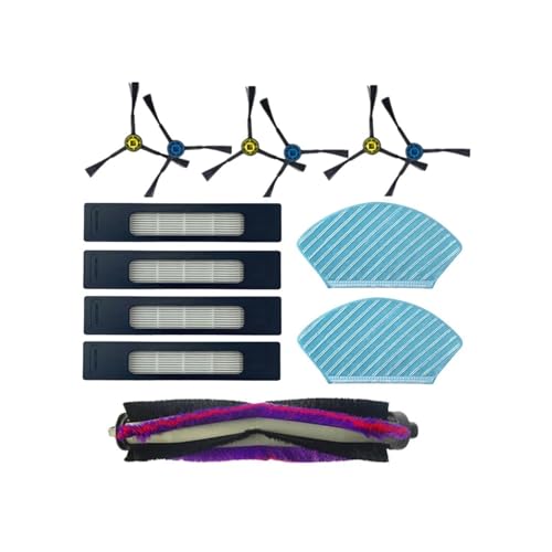 Rollenbürste Seitenbürste HEPA-Filter Mopptuch. Kompatibel for Midea M7 M7 Pro. Ersatzteile for Roboterstaubsauger, Ersatzlappen