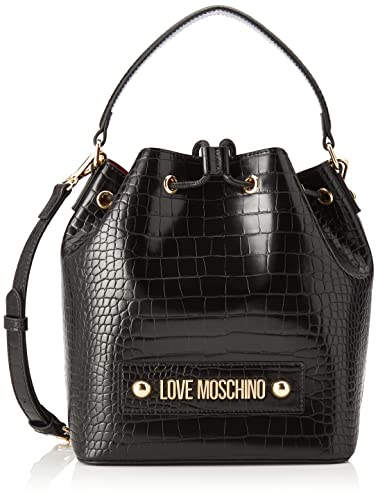 Love Moschino Damen Jc4429pp0fks000 Handtasche, Schwarz, Einheitsgröße