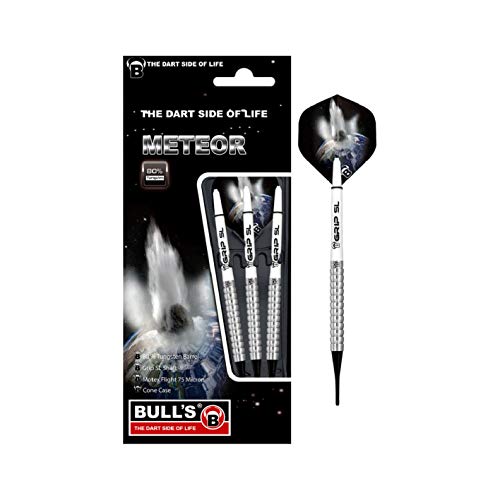 BULL'S Meteor Mt4 Soft Dart 16g, Silber,