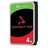 Seagate ST4000NE0025    IronWolf Pro 4 TB NAS intern Festplatte (8, 9 cm (3, 5 Zoll), 7200 u/min, 128 MB Cache, SATA 6 Gb/s, silber, Bulk)