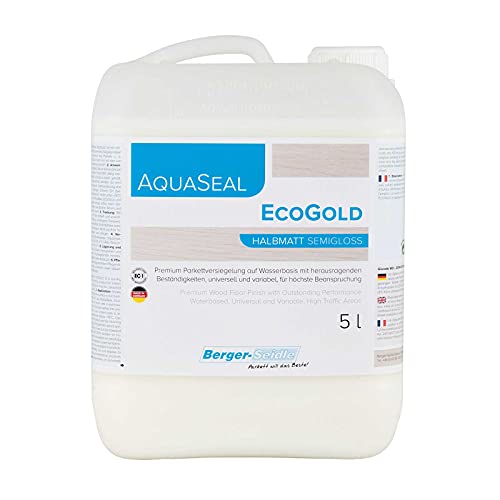 AQUA SEAL ECO GOLD, halbmatt, 5 Liter