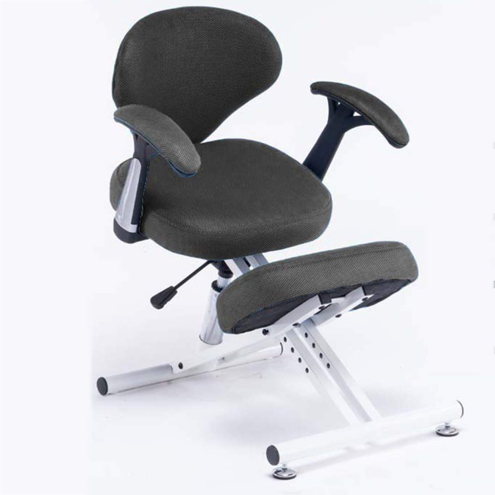 BFVAKBKYT Home Office Ergonomischer Schreibtischstuhl, Kann Nacken- und Rückenschmerzen lindern, geeignet for Büro, Meditation und Sport(Black)