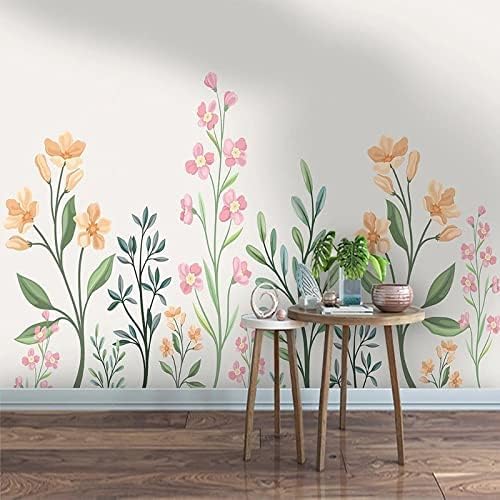 XLMING Abstrakte Botanische Blumenkunst 3D Tapete Home Dekoration Wohnzimmer Sofa Schlafzimmer Tv Hintergrund Wand-300cm×210cm