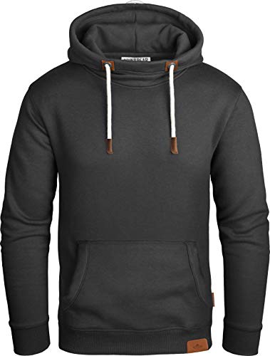 Grin&Bear Herren Kapuzenpullover schwarz, XXL, GEC470