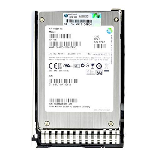 HP 757339-B21 757381-001 (1,6 TB, 6G, SATA, VE 2,5 Zoll / 6,5 Zoll / 6,5 cm) SC EV SSD, zertifiziert generalüberholt