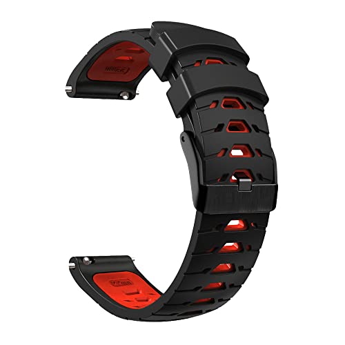 OPKDE 20 x 22 mm Smartwatch-Armband für Garmin Venu SQ/Venu2 Plus Armbänder Vivoactive 3 4/Forerunner 245 Uhrenarmband aus Silikon, For Venu 2, Achat