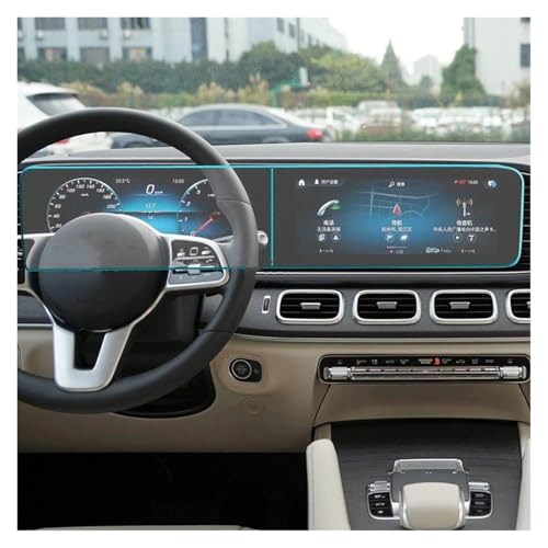 IMMLSX Für Für Benz Für GLE Für GLS GS W167 V167 GLE350/450 X167 G463 G500 W222 Autonavigationsbildschirm Schutzfolie Aus Gehärtetem Glas Navigation Schutzfolie Navigations-Displayschutz