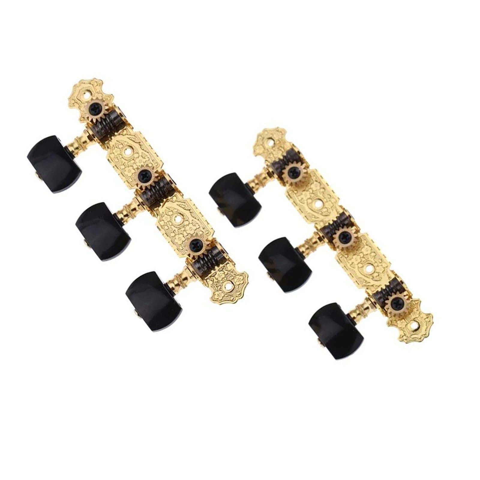 Strings Tuning Pegs Mechaniken Für Gitarre Überzogene Gitarren-Stimmwirbel, vergoldete, langlebige Gitarren-Mechaniken, klassisches Gitarren-Zubehör