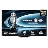 Hisense 65U8NQ 164cm (65 Zoll) Fernseher, 4K Mini LED ULED HDR Smart TV, Quantum Dot, 120Hz/ 144Hz VRR, HDMI 2.1, Game Mode Pro, 2.1.2 Kanal Sound, Dolby Vision IQ & Atmos, Anthrazit, [2024]