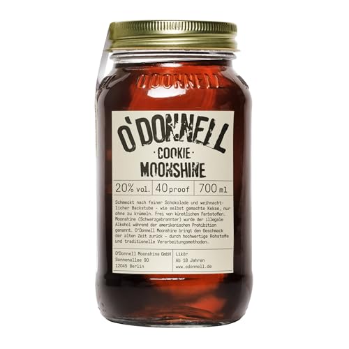 O'Donnell Moonshine im original Mason Jar (1 x 0,7 l) (Cookie)