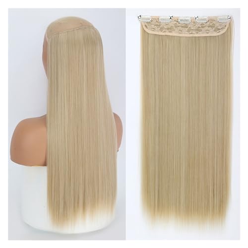 Clip-in-Haarverlängerungen Clip-in-Haarverlängerungen, synthetische lange glatte Frisuren, 5 Clip-in-Haarverlängerungen, 22 Zoll/32 Zoll, hitzebeständige Haarteile Clip-in-Haarverlängerungen aus Echth