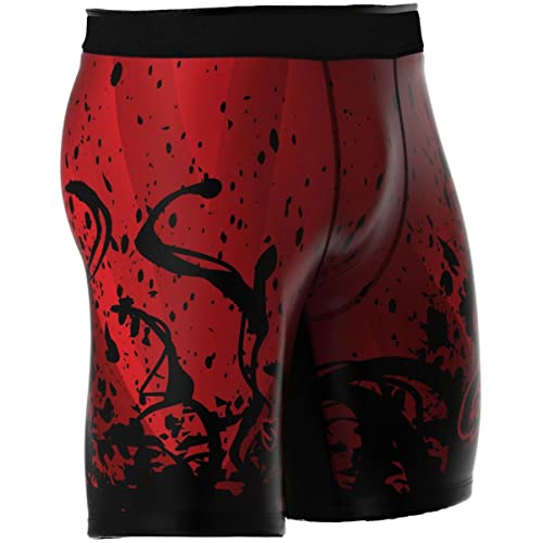 SMMASH Vale Tudo Pro Trainingshose für Herren Kurz MMA Kampfsport Boxen Sport Gym Fitness, Kurze Hose, Sporthose Kurz, Männer-Sportbekleidung, Kampfhose Fightshorts für Thaiboxen Kickboxen