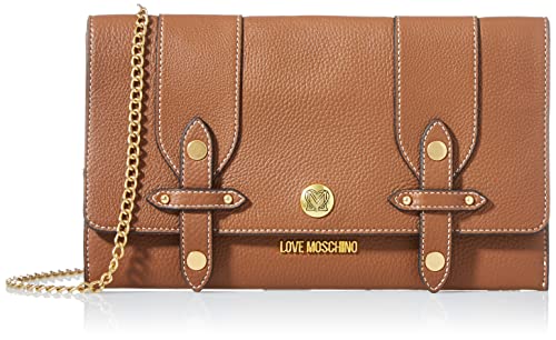 Love Moschino Damen Collezione Autunno Inverno 2021 Umhngetasche, Leder, Einheitsgröße