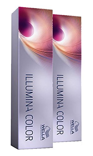 Wella 2x Illumina Color 5/35 Helbraun Gold Mahagoni 60 Ml