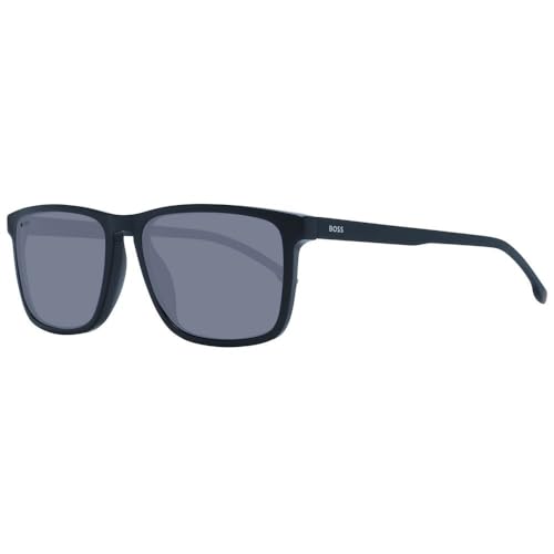 BOSS Hugo Herren 0921/S IR 807 55 Sonnenbrille, Schwarz (Black Grey)