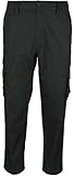 SOUNON Herren Cargohose, Cargo Pants, Chino Hose - Oliv (27), Groesse: 4XL