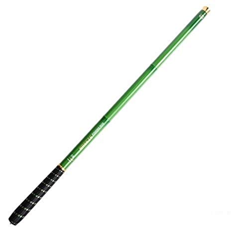 Hand Pole Angelrute Carp Feeder Angelrute Carbon-Faser-Teleskoprute Hand Pole 3.6-7.2m(Light Green,4.5 m)