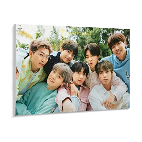 Puzzle 1000 Teile BTS-Plakat, Jungkook, rm, v, Jimin, jin, suga, j-Hoffnung dekorative Malerei Puzzle 1000 Teile Tiere Geschicklichkeitsspiel für die ganze Familie, farbenfroh（75x50cm）