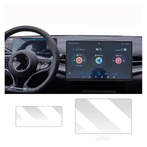 Für BYD Für Seal 15,6 Zoll 2023 Auto-GPS-Navigationsschutzfolie LCD-Bildschirm Kratzschutzfolie Passend Für Gehärtetes Glas Navigation Schutzfolie Navigations-Displayschutz(GPS and Dashboard)