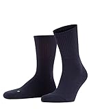 FALKE Unisex Socken Walkie Light U SO Wolle einfarbig 1 Paar, Blau (Marine 6120), 44-45