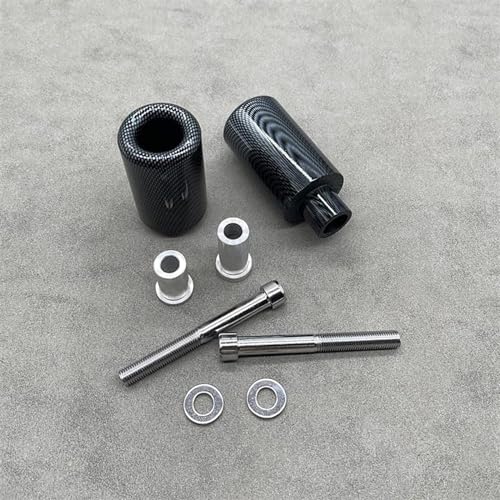 DZSJHGFDD Slider Protector Fallschutz Für Suzuki Für Gsxr1000 K3 Für Gsxr 1000 2003-2004 Für Gsx-R Motorradteile Carbon Look No Cut Frame Sliders Crash Falling Protection Pad(Kohlenstoff-Look)