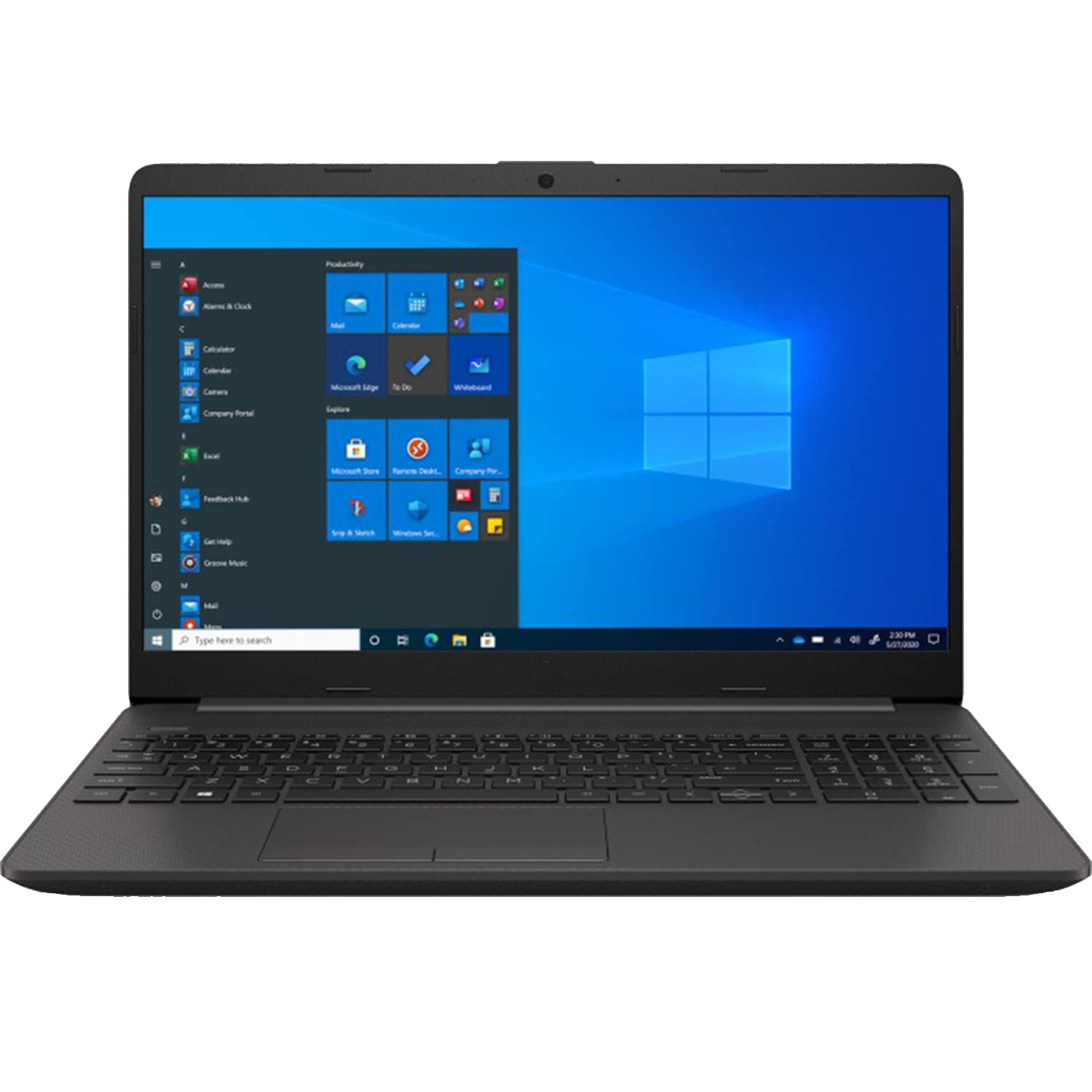 HP (15.6 Zoll FullHD matt Laptop (Intel Celeron N4500 DualCore, 8GB RAM, 256GB M.2 SSD, Intel UHD Graphics, WLAN, Bluetooth, Windows 11 Pro) schwarz