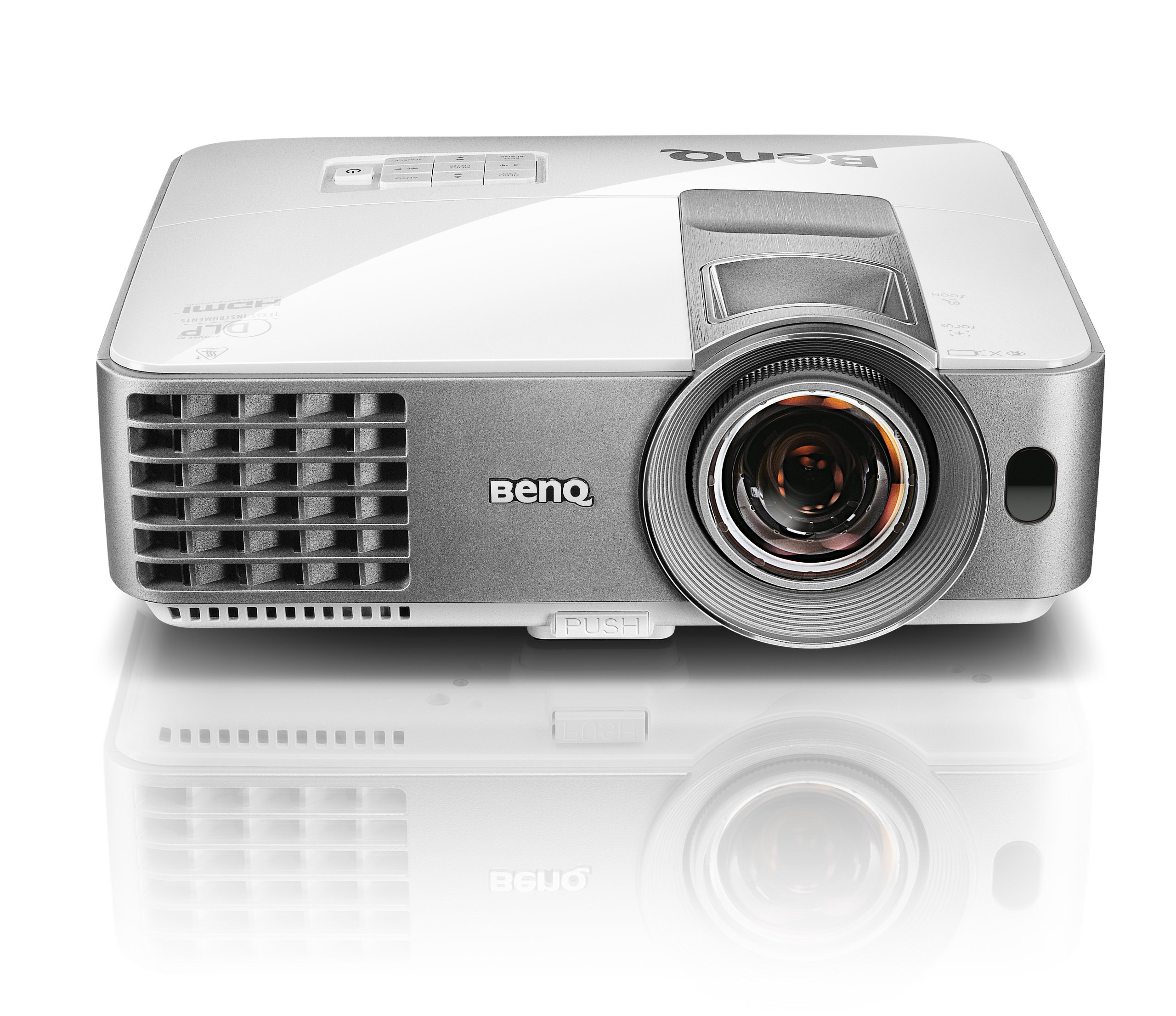 BenQ MW632ST DLP-Projektor (WXGA, 1200 x 800 Pixel, 3.200 ANSI Lumen, HDMI, 13.000:1 Kontrast, 3D)