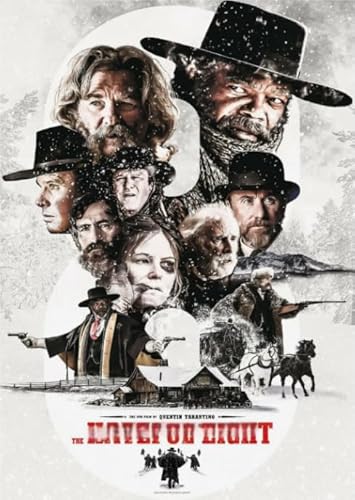 HfmQuisutron Jigsaw Puzzle 1000 Teile Film The Hateful Eight Posterss Buntes Geschicklichkeitsspiel Für Die Ganze Familie Erwachsene Zq338Wk