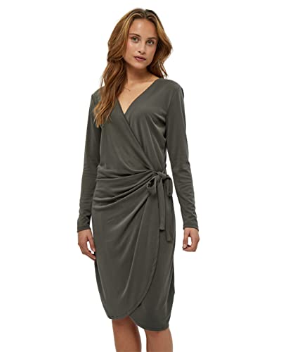 Peppercorn Women's Lana Wrap Dress, Beluga, XL