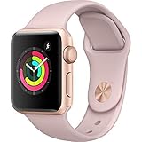 Apple Watch Seires 3 38mm (GPS) - Aluminiumgehäuse Gold Sandrosa Sportarmband (Generalüberholt)