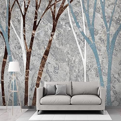 XLMING Minimalistische Handgemalte Feder Textur Kunst 3D Tapete Wohnzimmer Sofa Schlafzimmer Esszimmer Home Dekoration Wand-430cm×300cm