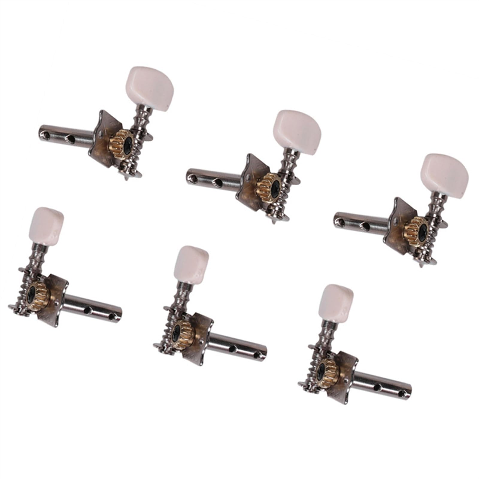 Strings Tuning Pegs Mechaniken Für Gitarre 6 Stück schöne und langlebige akustische Stimmwirbel und Stimmköpfe aus Metall