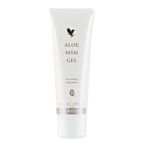 Forever Living Products Aloe MSM Gel, 118 ml Tube, für Sportler und aktive Menschen, Bindegewebe, Gelenke, schnell einziehend, 40% Aloe Vera, dermatest-zertifiziert