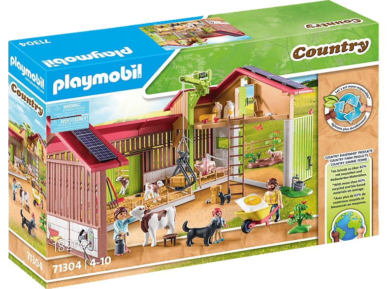 PLAYMOBIL 71304 Großer Bauernhof Spielset, Mehrfarbig