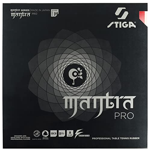 Stiga Tischtennisbelag Mantra Pro XH, Schwarz, 2.1 mm