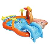 Bestway Wasserspielcenter „Lava Lagoon" 265 x 265 x 104 cm, Quadratisch, Mehrfarbig, ab 2 Jahren