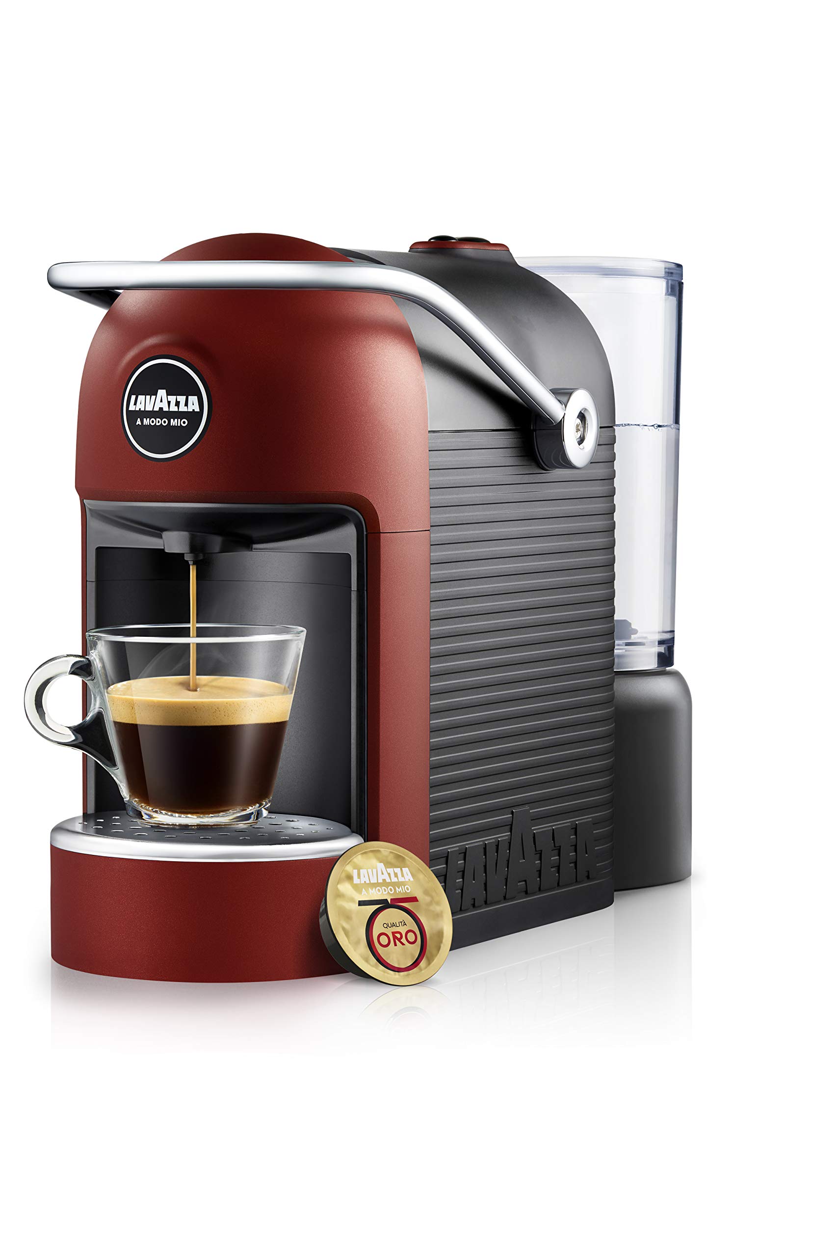 Lavazza A Modo Mio Jolie Plus Red Kaffeekapselmaschine, 1250 W, 0,6 Liter, ABS, Rot