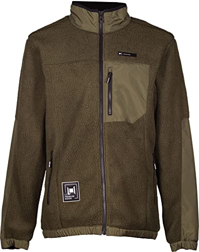 L1 Premium Goods Herren Ski- Snowboardjacke Onyx Jacket 22 Recycled Fleece Layer DWR beschichtet, Military, M