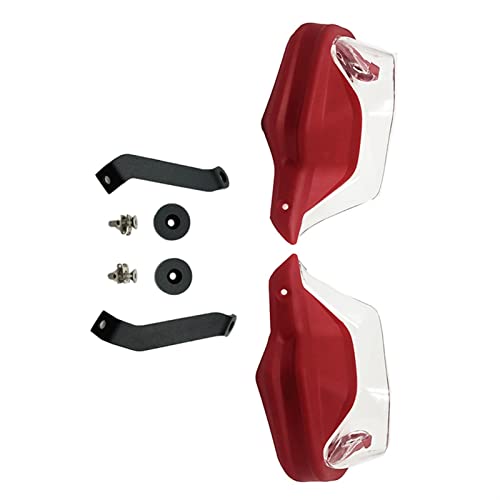 Für Honda NC750X DCT NC750S NC700X NC 750 X 2013-2021 2022 Motorrad Handschutz Schildschutz Windschutzscheibe Handwindschutz Zubehör (Color : Red Clear Set)