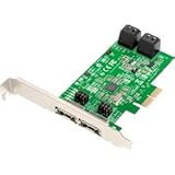 Dawicontrol DC-624E Retail RAID-Kontroller (2X PCI-e, 4-Kanal, SATA III, RAID 0/1/5/10)