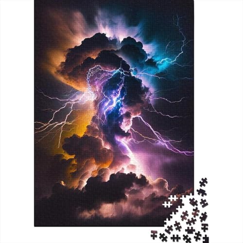 HolzpuzzleColor Storms für Erwachsene und Jugendliche von Art Jigsaw Puzzles for Adults, 500 Teile, Puzzles für Erwachsene, Geschenke (Größe 52x38cm)