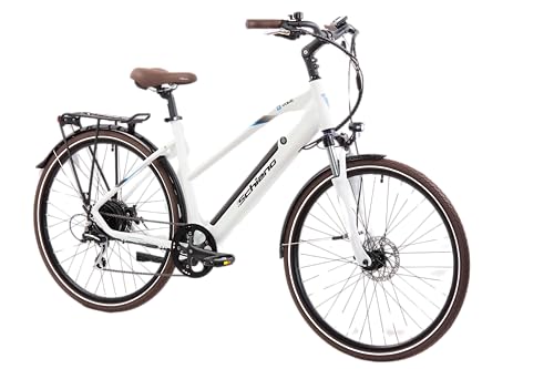 F.lli Schiano Unisex-Adult E-Voke E-Bike, Weiss, L