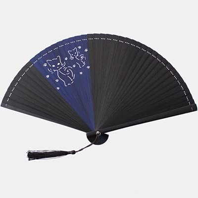 VSULZVNU Faltfächer Faltbarer Japanischer Japanischer Klassischer Blumen Faltbarer Kirschblüten Alte Handgemachte Seide Klassischer Ventilator Kompatibel mit Hanfu Fan (A4) (A4)