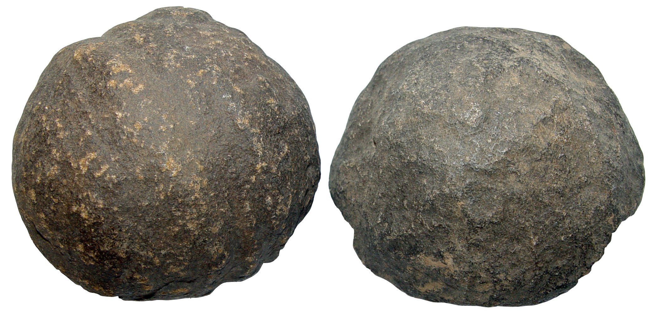 1 Paar Moqui Marbles lebende Steine ca. 30 - 35 mm aus den USA(2246)