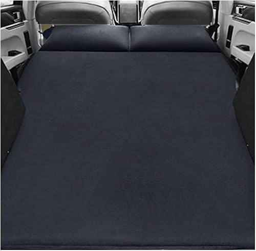 JHYGBKYHGG Auto aufblasbare Matratze für Infiniti Q50 2014-2019, Tragbares aufblasbares Bett Camping Luftmatratze Reisematte Kofferraum Luftbett Kissen,A/Black