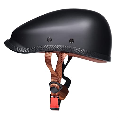 Tragbarer Motorrad Jethelme, Motorrad Offener Helm, Motorradhelm, Retro Halbhelme Herren Damen, Halber Helm DOT/ECE-Zulassung, Jethelme Rollerhelm Chopperhelm ( Color : D , Size : XL=(61-62cm) )