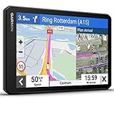 Garmin dēzl LGV 710 MT-D EU – LKW-Navigationsgerät mit 7“ (17,7 cm) Farbdisplay, vorinstallierten Karten (46 Länder), fahrzeugspezifischem Routing, Echtzeitdienste & Zielorte mit Satellitenbildern