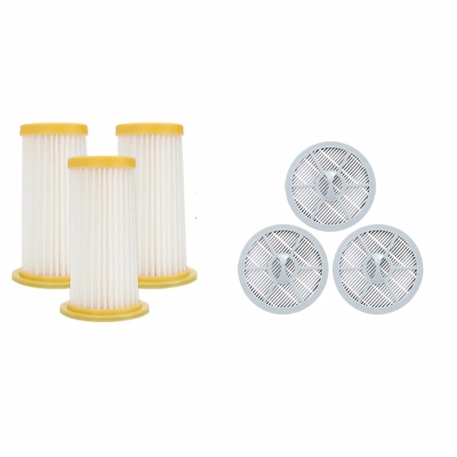 ZEMNLO Staubsaugerfilter und Luftauslass-HEPA-Filter, for FC8208 FC8250 FC8260 FC8262 FC8264 Staubsaugerzubehör Wartung von Vakuumfiltern(Size:SET 3)