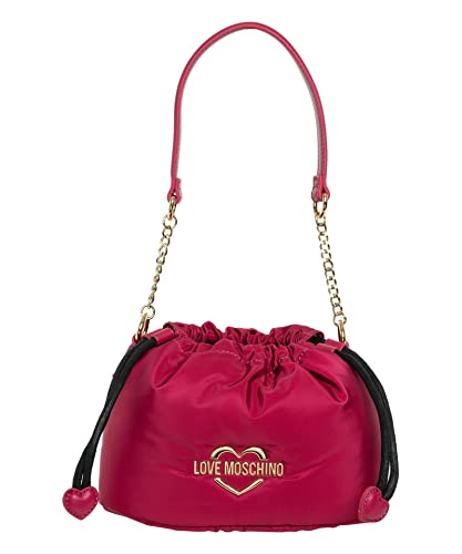 Love Moschino Damen Borsa Nylon Pu Fuxia Umhngetasche, Mehrfarbig