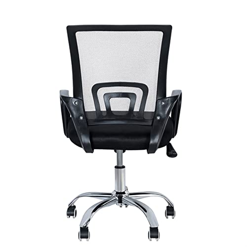 Bürostuhl Ergonomischer Schreibtischstuhl Home-Office-Stuhl Schwarzer ergonomischer Schreibtischstuhl Netz-PC-Stuhl mit Lordosenstütze Executive-Drehstuhl Verstellbarer Arbeitsstuhl mit mittlerer